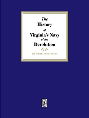cover image of The History of Virginia's Navy of the Revolution